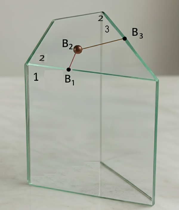 Punto que pertenece a un plano en vistas auxiliares