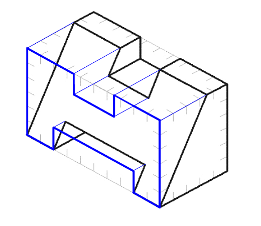 Proyectando en Vista Frontal