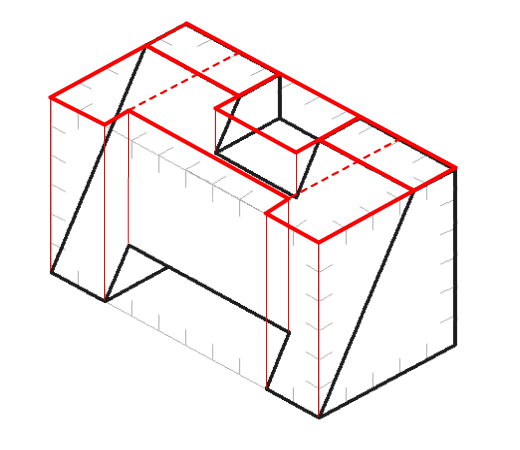 Proyectando en Vista Horizontal
